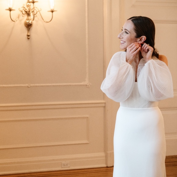 Custom Alena Leena Wedding Dress - Picture 2 of 13